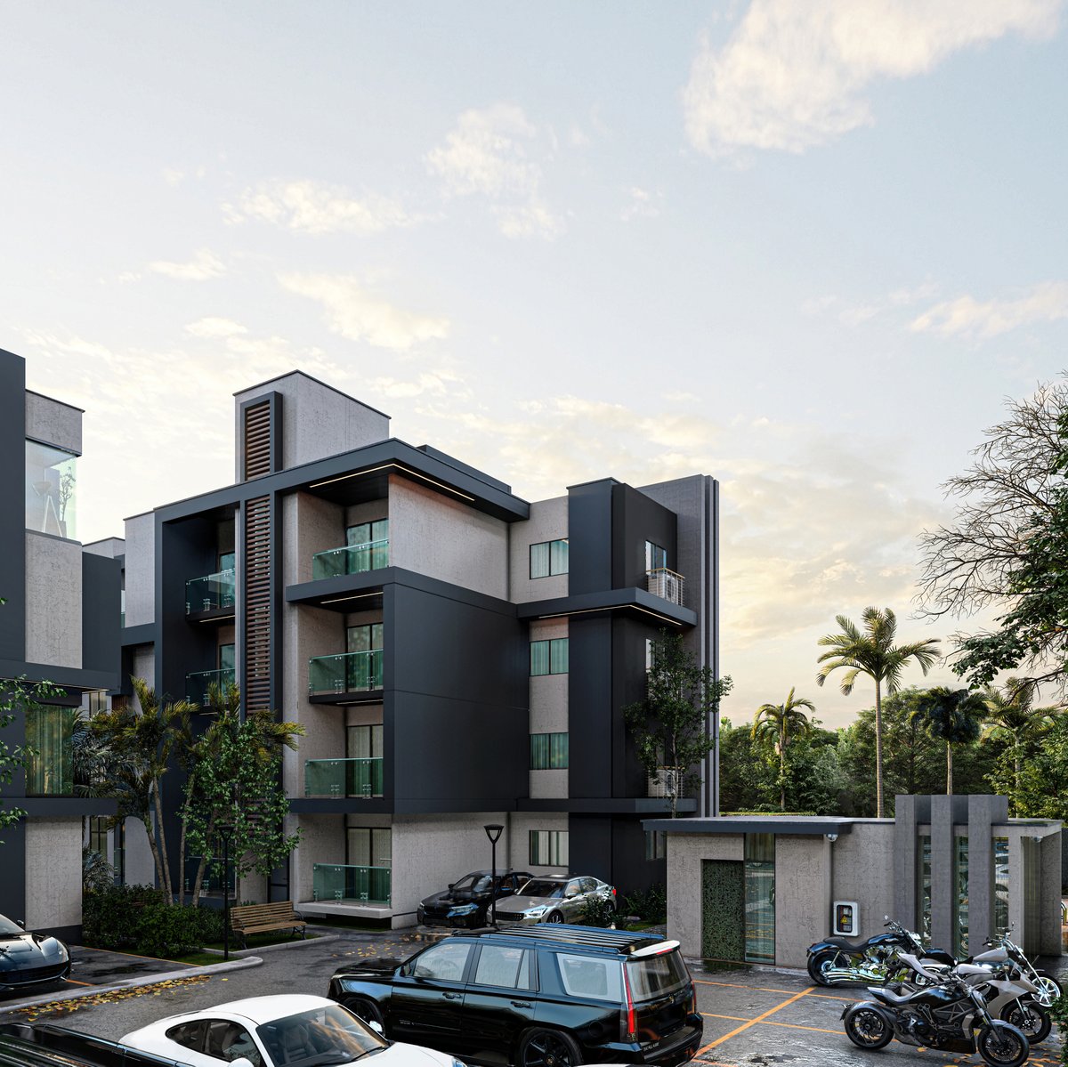 SketchUp's tweet image. Check out these stunning renders by Vahid (user @vahid.eistgaldi on instagram) 😍. #SketchUp3D #Architecture #3DDesign
