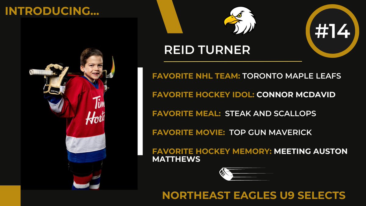 2023NEU9Selects's tweet photo. Introducing #14 from your Northeast Eagles U9 Selects team...🦅🖤💛
@ne_eagles @wendyeturner #playerprofile https://t.co/z5nscVMeAC