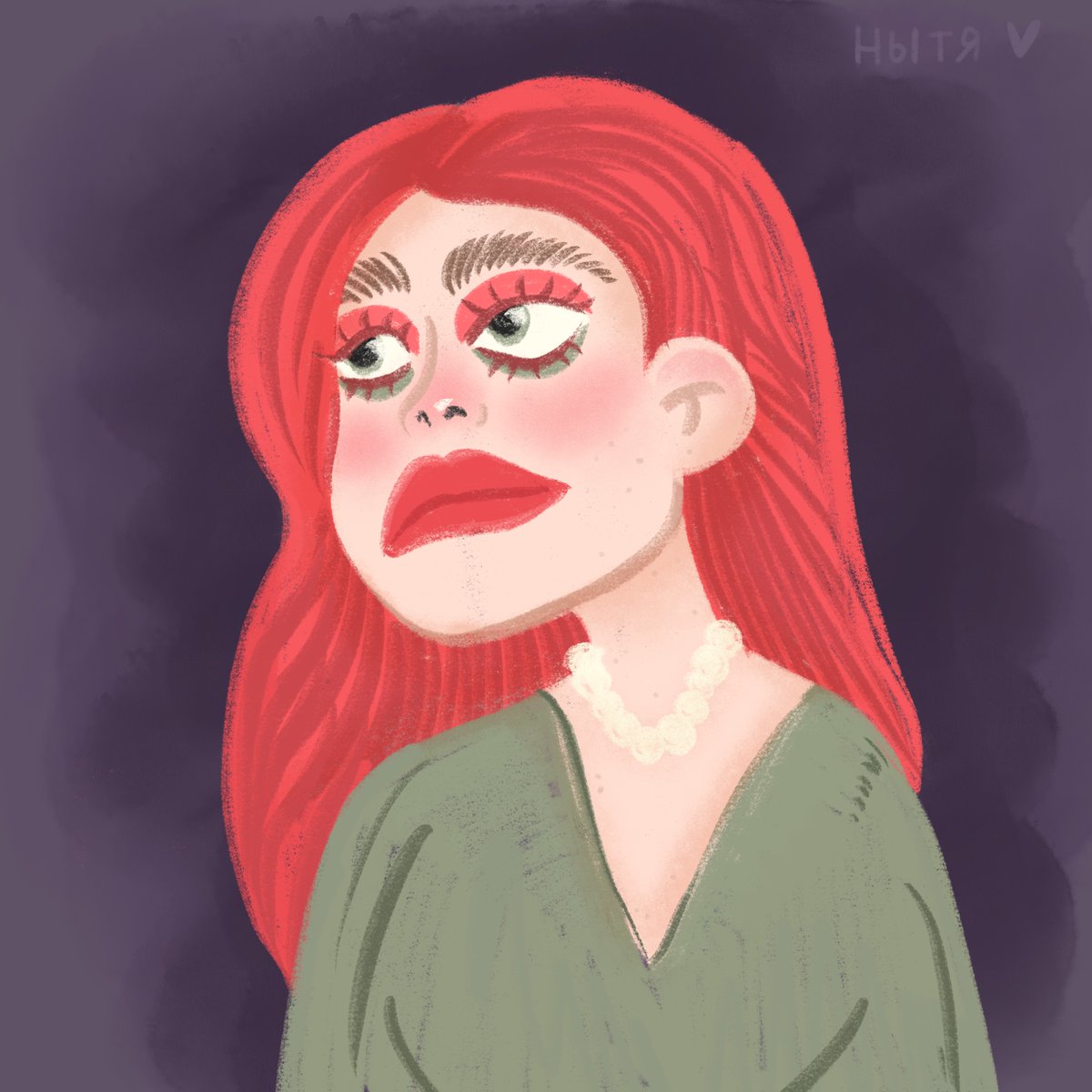 Animatka's tweet photo. #portrait #art https://t.co/wsr8hMQ3Dv
