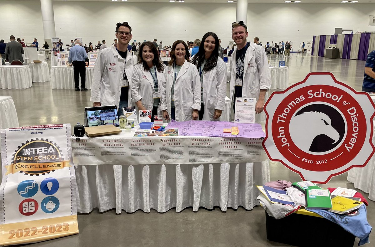 Excited to showcase STEAM education <a href="/jtsdnixa/">JTSD</a> as an #ITEEA STEM School of Excellence