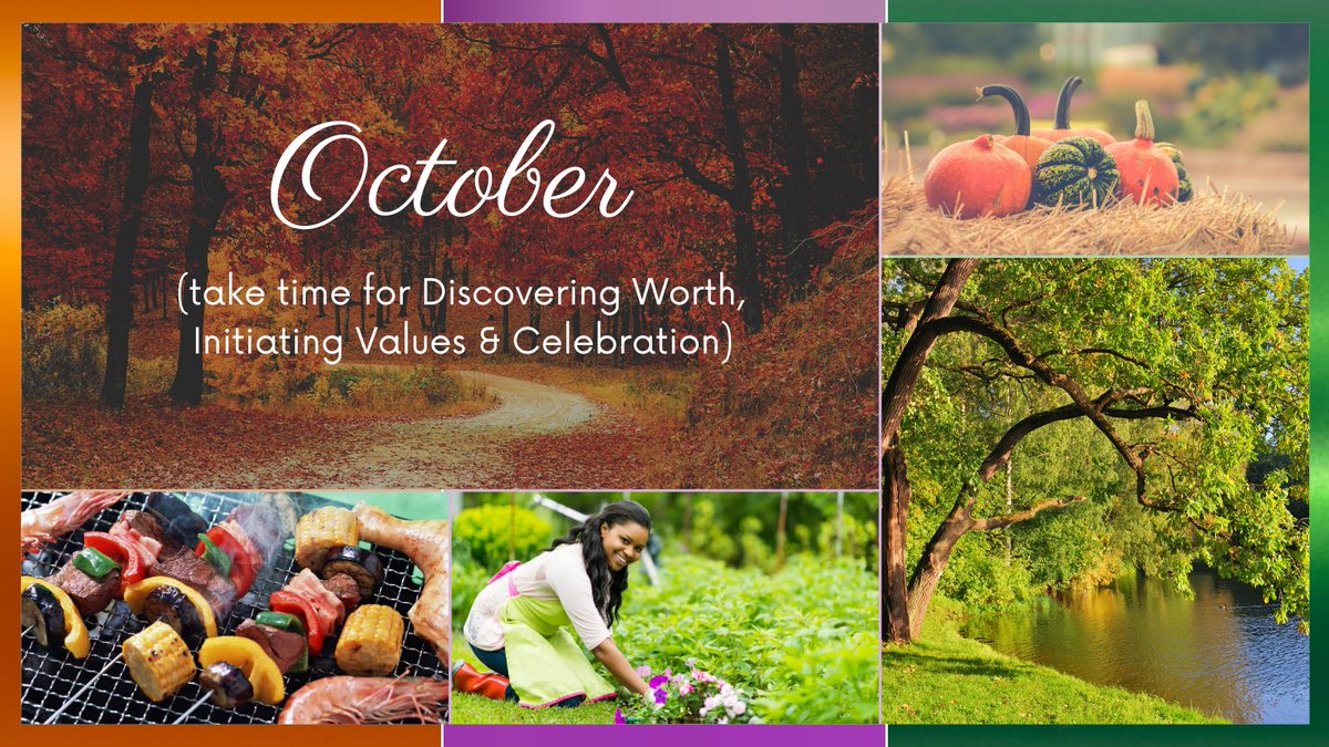 Hello October! #RISELife #FaceEverythingAndRISE #DiscoveringWorth #Celebration #Warmth #UnderstandingYou #InitiatingValues