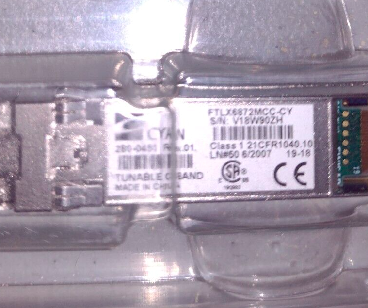 SunolTechco's tweet image. sunoltech.com/products/ciena…
Cyan SFP+, 10G, Tunable C Band, 80KM - 280-0451-00
#cyan #ceina #nortel #sfp #tunable #cband #80km