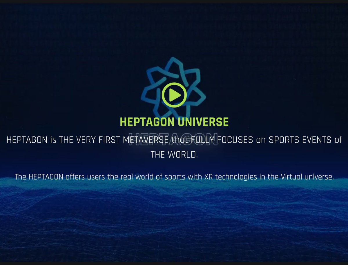 Bytepad's tweet photo. 🔥 Be the ones into sports metaverse with @Heptagoncorp !!

💸 Join Public sale of the #HEPTA Tokens on Bytepad &amp; step in sports metaverse world!

✅️ With tons of utilities, NFTs, VR systems and usage of the #FanTokens Heptagon offers a new Era in the sports world!

#crypto https://t.co/RrBlnhClJg