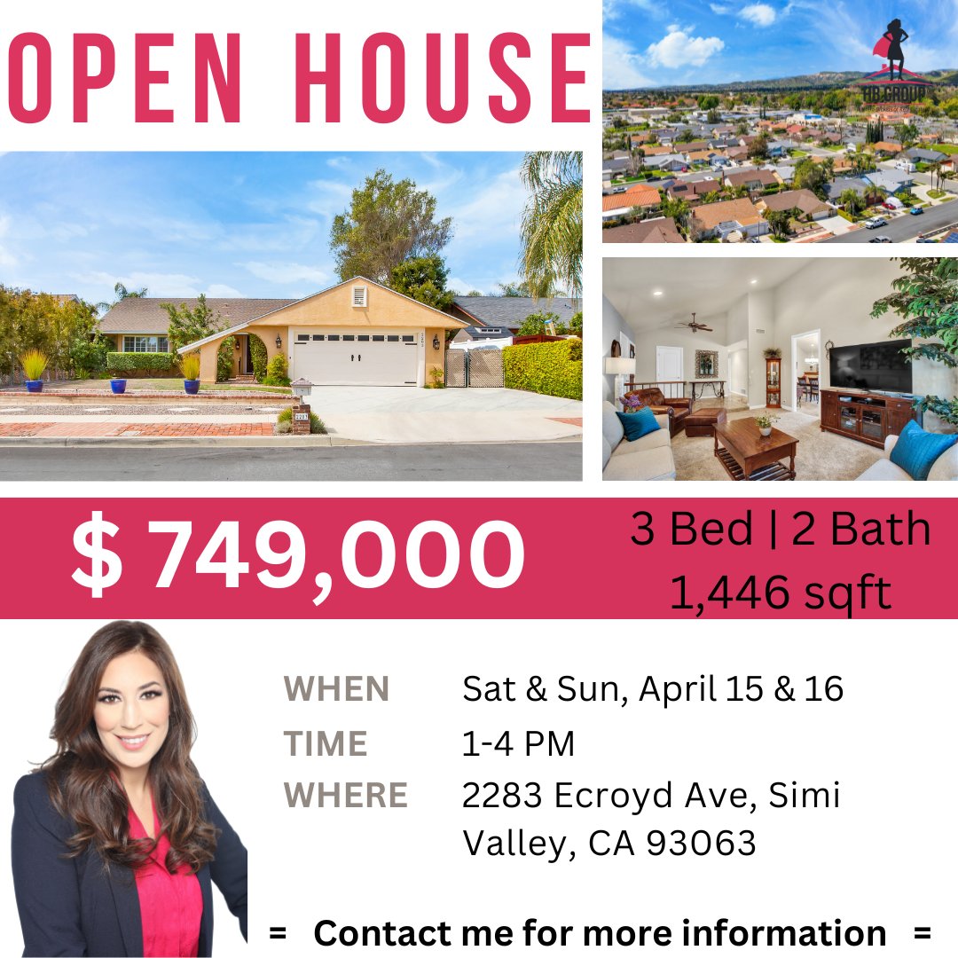 #OpenHouse #simivalleyhomes #HBgroupRE