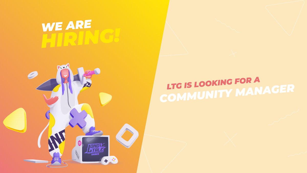 LTGpublisher's tweet photo. We're on the hunt for a Community Manager who's an English pro (native speaker or C2 level) and has an undying love for games, especially MMOs. Visit our LinkedIn page for more info: https://t.co/fARvXZGFTy
#LTG #longtalegames #gamedev #gamepublisher #vacancies https://t.co/LpPI5gqIOx