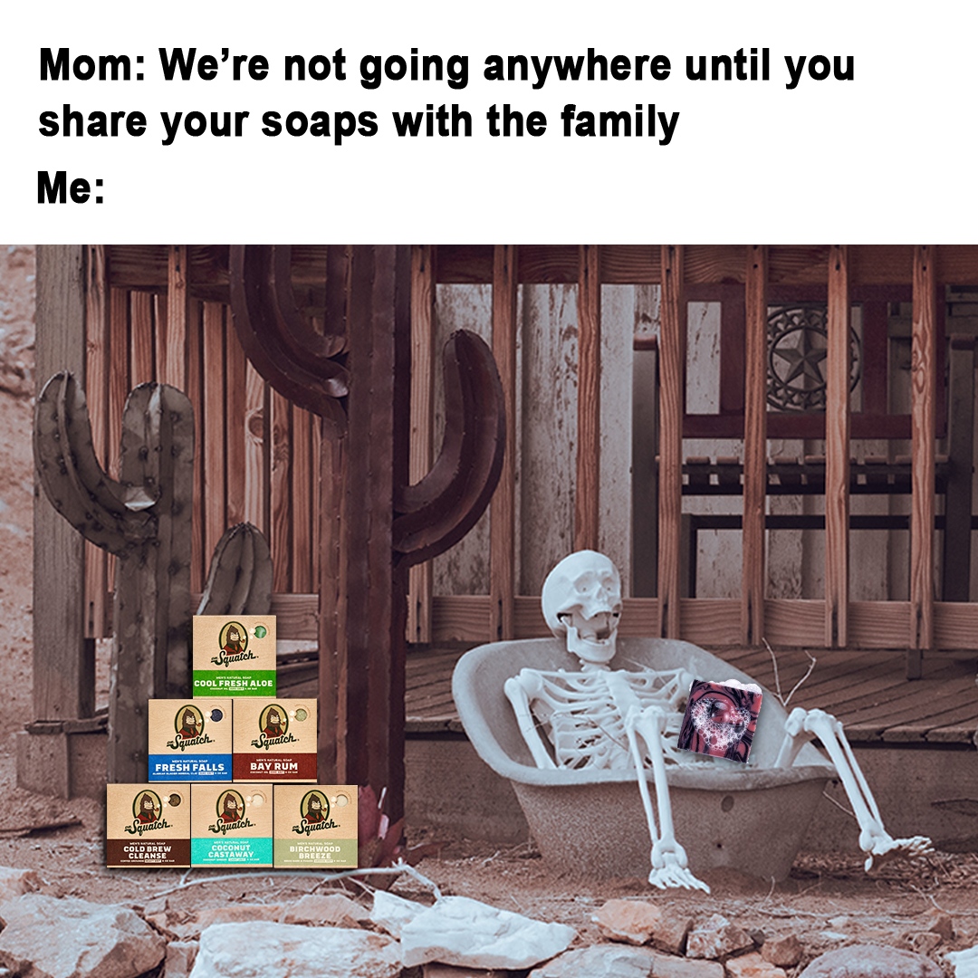 DrSquatchSoapCo's tweet photo. bet. https://t.co/jWkrDzZA6s