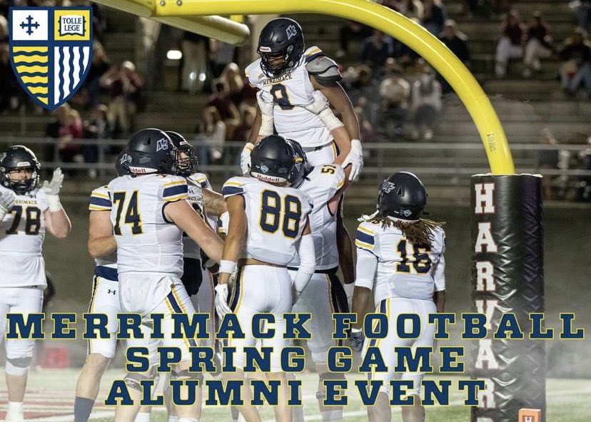 It’s the day!!!! Merrimack Football’s Spring Game!!! 7pm under the lights!!! Who’s ready?

#macktough #favoriteday