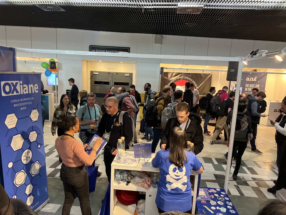 Un grand merci à toutes les personnes qui nous ont rendu visite au stand <a href="/OXiane/">oxiane</a> lors de l'event <a href="/DevoxxFR/">DevoxxFR</a> ! 🤩
À très vite...
#Devoxxfr2023 #devoxxfr #dev
