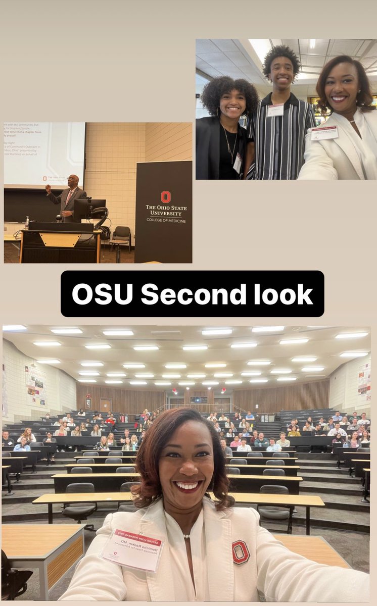 Happy to be in person at our second look event. ⁦@OSUWexMed⁩ ⁦@OhioStateMed⁩