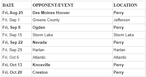 PerryIAFootball's tweet image. 2023 Schedules have been released!