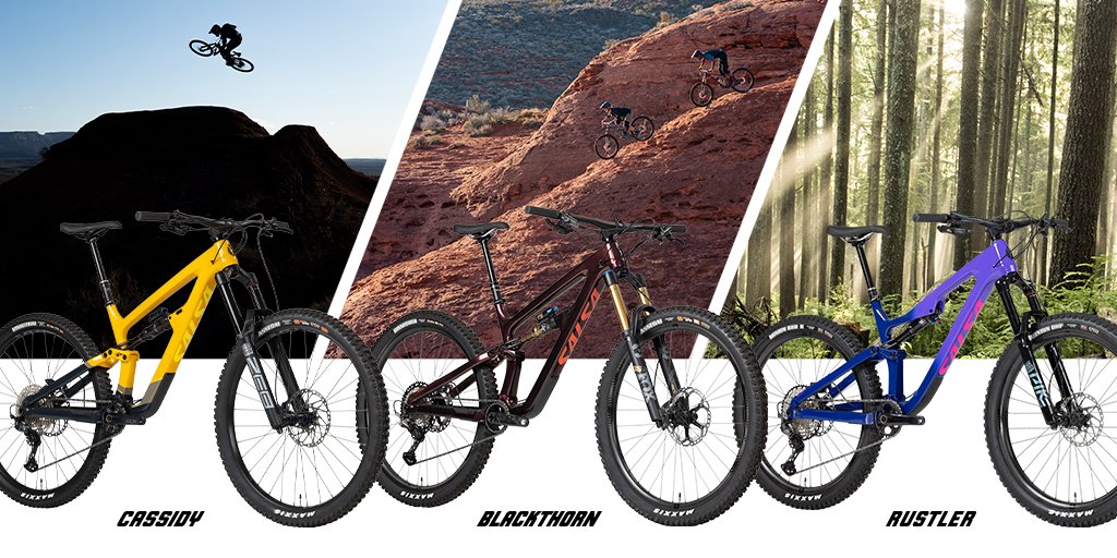 salsacycles's tweet photo. NEW: Cassidy, Blackthorn, and Rustler just got a re-stock with new spec and color options. See them all here: https://t.co/Ev3nxwS6vJ

#SalsaCycles
#SplitPivot
#SalsaBlackthorn
#SalsaCassidy
#SalsaRustler https://t.co/MD2GTNYjka