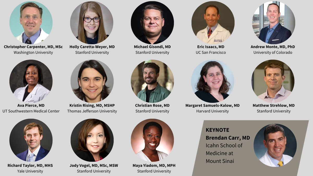 StanfordEMED's tweet photo. It's not too late to register for the @SAEMonline consensus conference May 16! Set the research agenda for #PrecisionEM &amp; explore big data, research opportunities, and more! 

Visit https://t.co/JFfUaR2yKX for details. https://t.co/wyjheRuF2W
