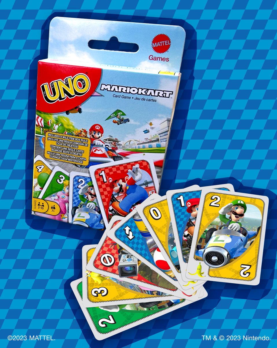 UNO on X: Beware of bananas and Reverse Cards. UNO Mario Kart is