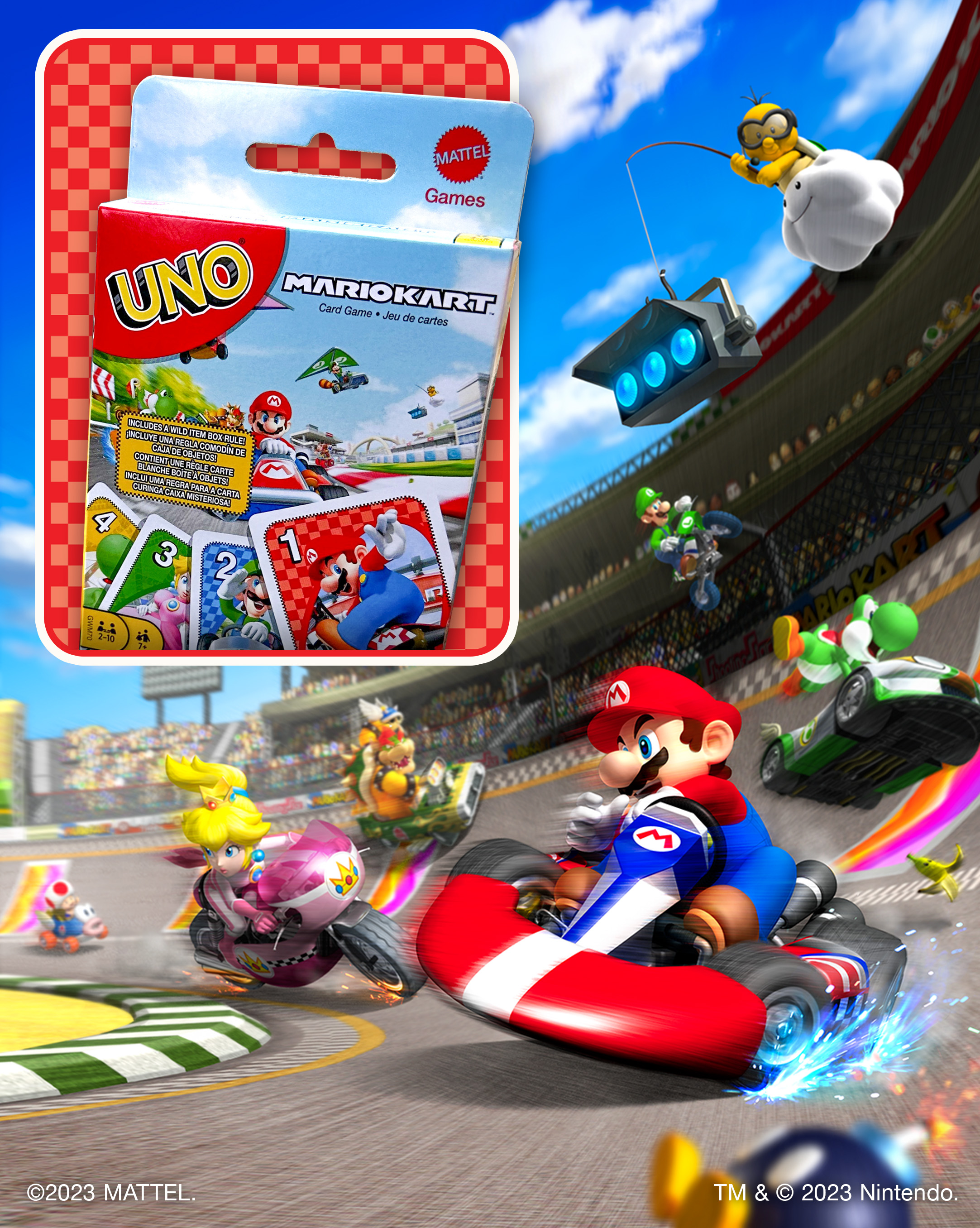 UNO on X: Beware of bananas and Reverse Cards. UNO Mario Kart is