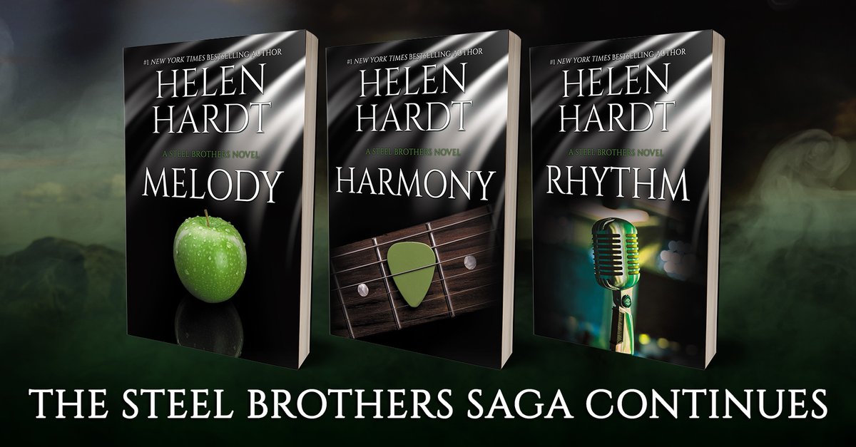 WaterhousePress's tweet photo. Ready for new adventures, mysteries, and heart-pounding passion? The Steel Brothers Saga continues with Melody, Harmony, and Rhythm. Pre-order the next trilogy from @HelenHardt!

Melody >> https://t.co/aUUSqjVCk8 
Harmony >> https://t.co/fmgpCAnwr2 
Rhythm >> Links coming soon.. https://t.co/30J4WXEEPx
