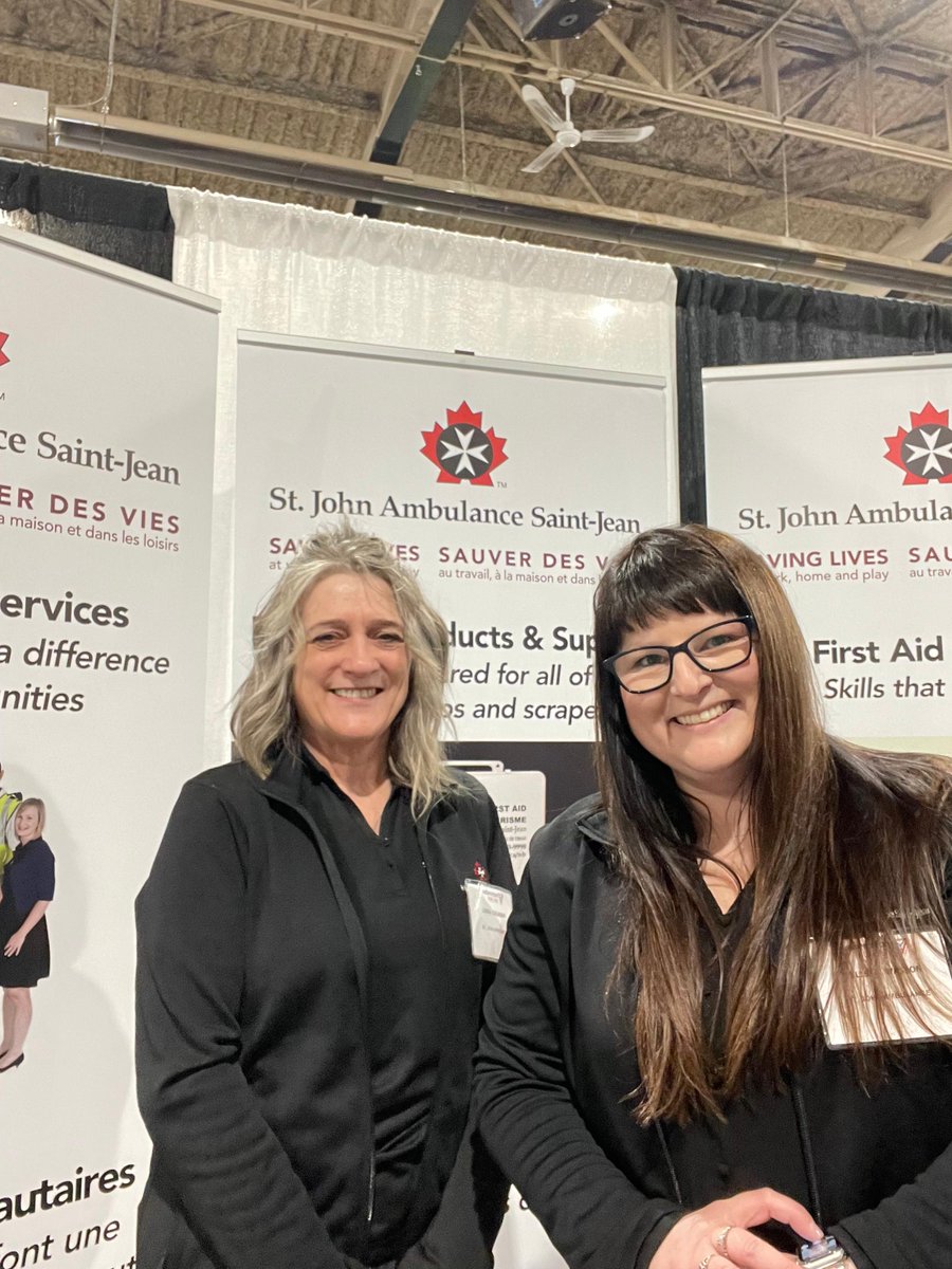 sja_nb's tweet photo. SJA staff - accompanied by Medical First Responder volunteers providing first aid coverage - are at the Fredericton Home Show at Capital Exhibition Centre this weekend.  Drop by and say hi!

#firstaid #readytorespond #frederictonhomeshow https://t.co/2DOszTQfrH