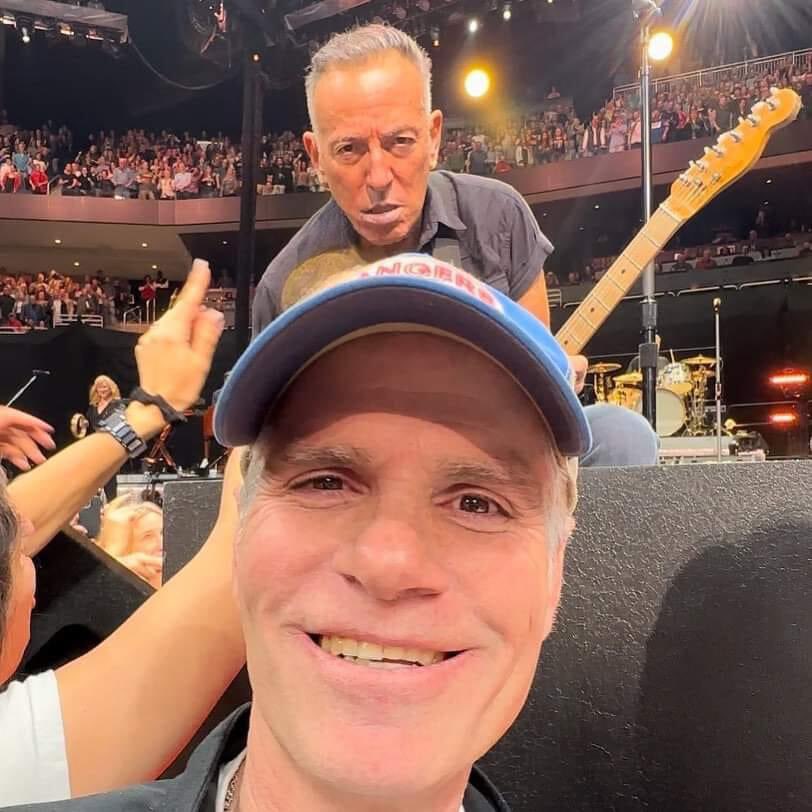 Got photobombed by Springsteen the other night on Long Island.
