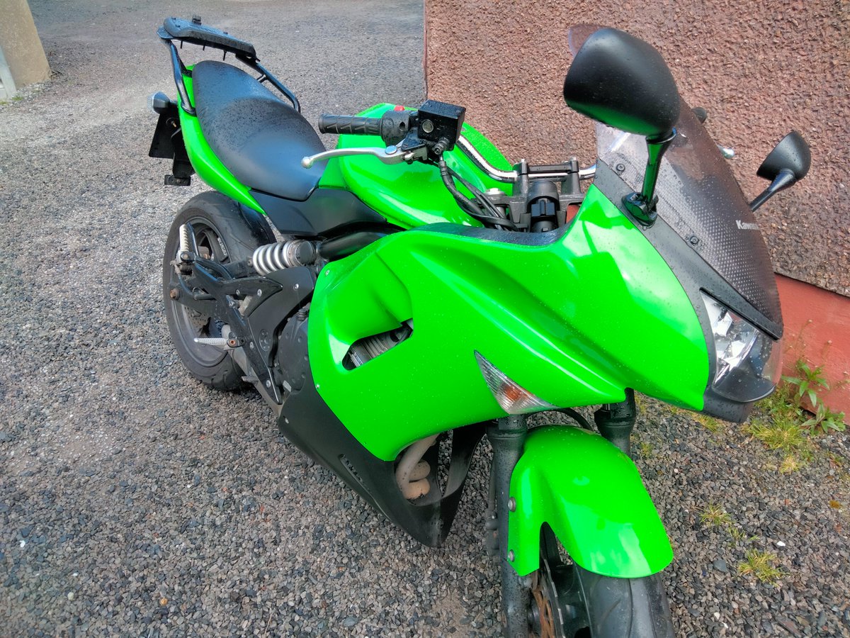 Nice Kawasaki green all painted, fitted and looking the part.

#hanovermotors
