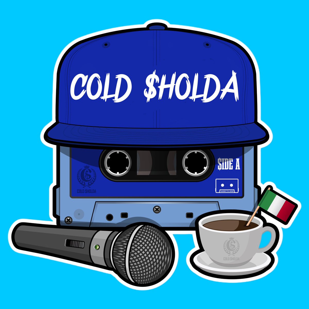 Coldsholdamusic's tweet photo. COLD SHOLDA was a named I earned #cyphering on the #streets of #Brooklyn #newyork this logo represents who I am to the fullest a real #cornerboy #fullblooditalian #rapper #emcee #beats #newmusic #boombap https://t.co/Fu5mbg8vcq