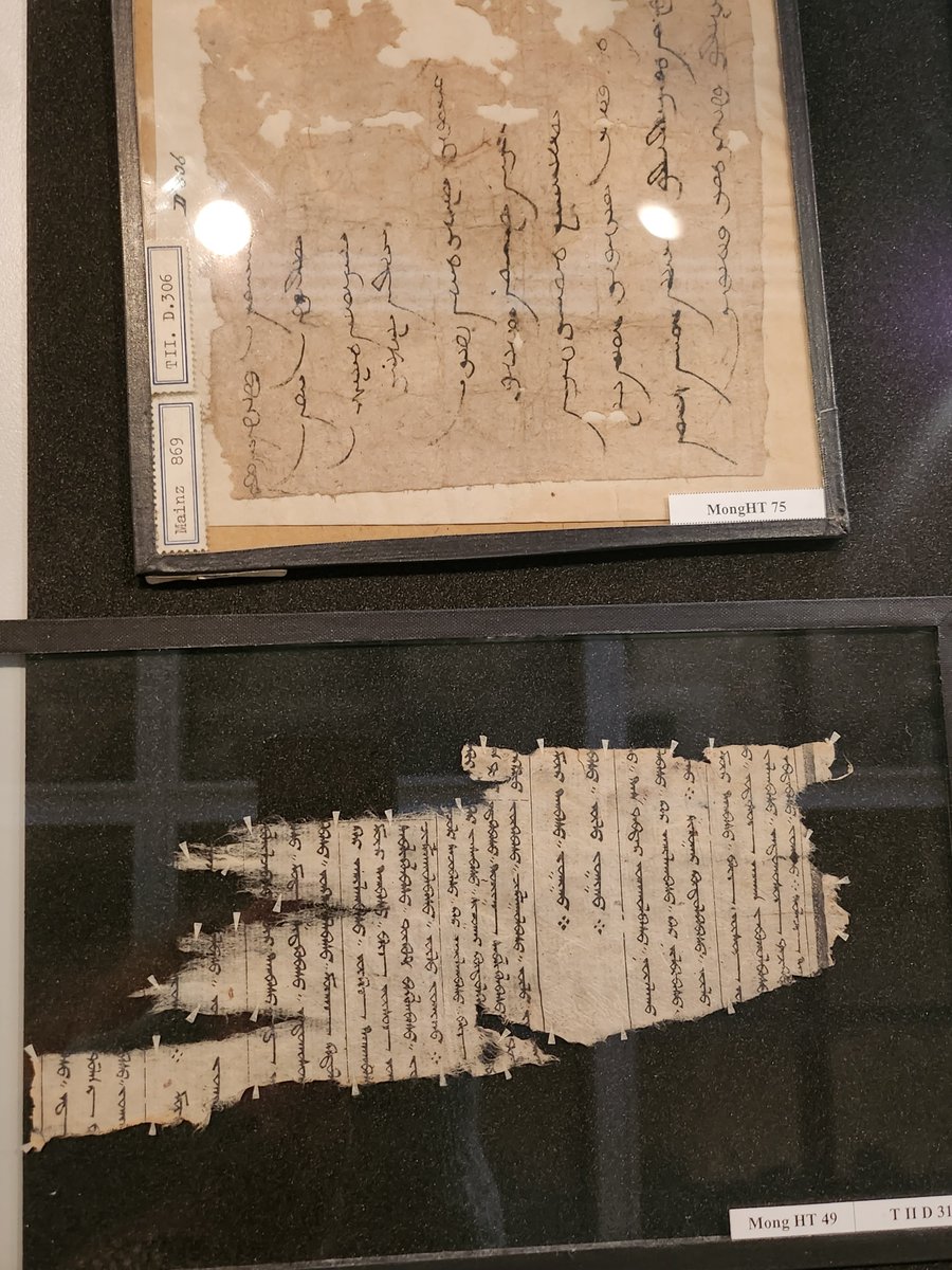 Today, <a href="/afjost/">Alexander Jost</a> with a group of students from the University of Salzburg were guests @sbb_news. @od_portal together with <a href="/CrossAsia/">CrossAsia</a> showed a presentation of objects around the Silk Road. Highlights included the battle coppers prints, Turfan fragments and and the Diez albums.