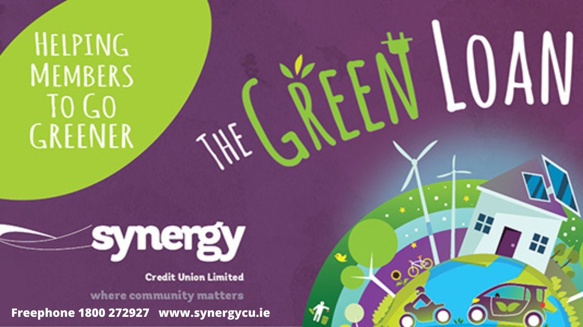 Are you thinking Electric Car or Home Improvements?

Contact us to reduce your carbon footprint and apply for a green loan

Details:  synergycu.ie/loans/green-lo… 

loans@synergycu.ie  or Freephone 1800 272927

#greenloan #electriccars #local #creditunion #hybrid #gogreener #farm