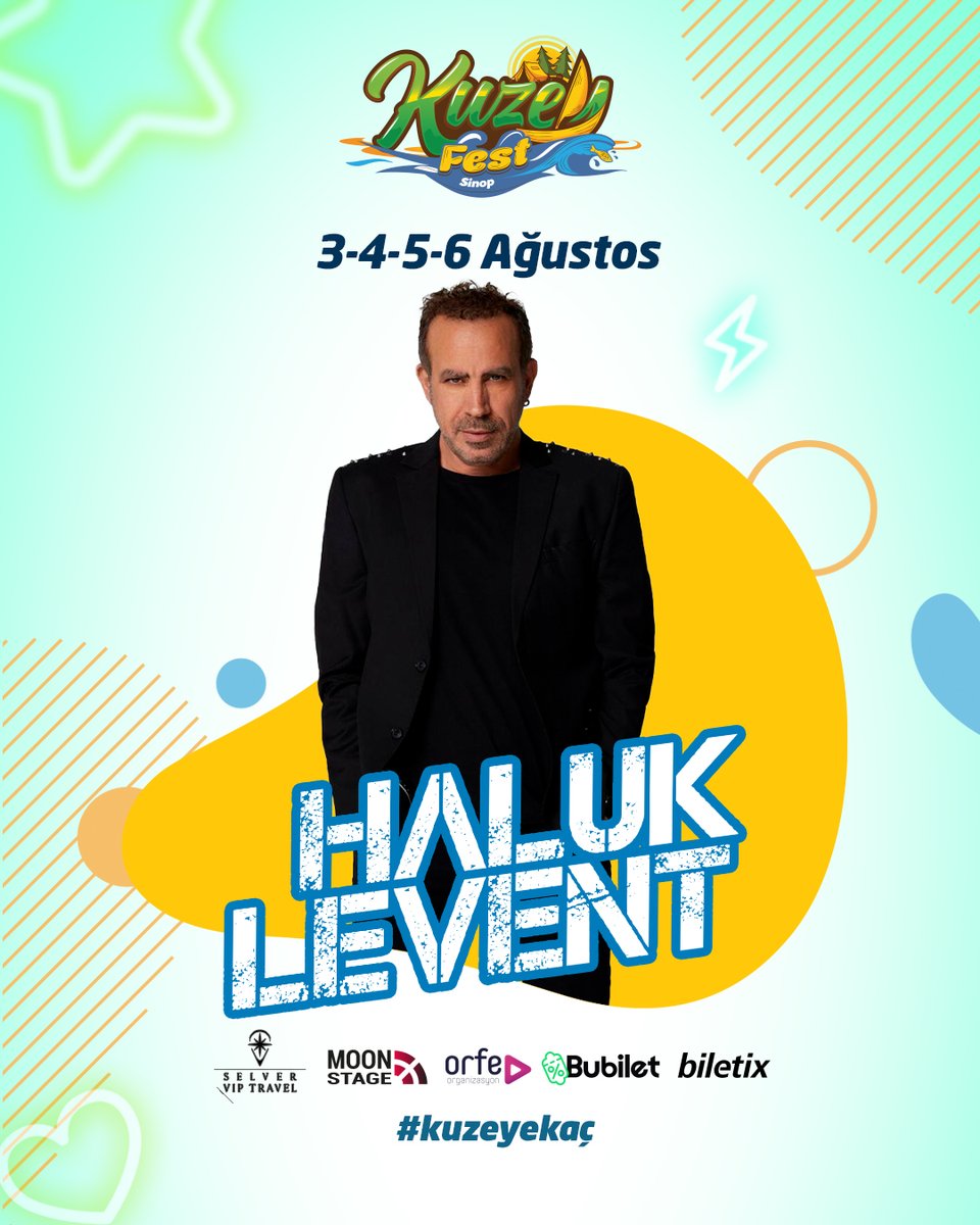 Bu yaz rota yeniden oluşturulacak, herkes Kuzey'e kaçacak! 😎 Haluk Levent, unutulmaz şarkılarıyla bu yaz Kuzeyfest sahnesinde! 

Biletler Moon Stage uygulamasında, Biletix ve bubilet'te seni bekliyor! 🎟️