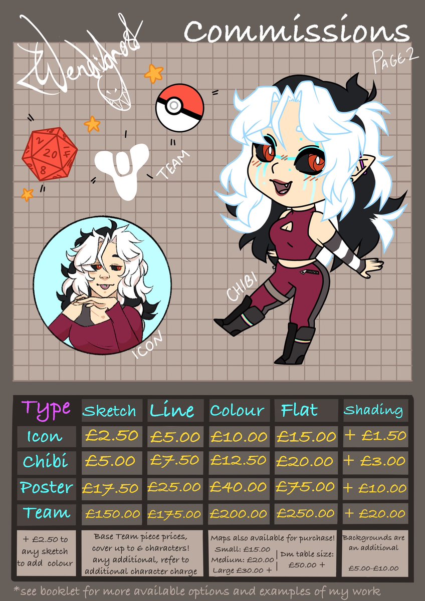 ZWendighost's tweet photo. New commissions sheet! Gib money!

#money #art #commissions https://t.co/1hrFlNmpt3