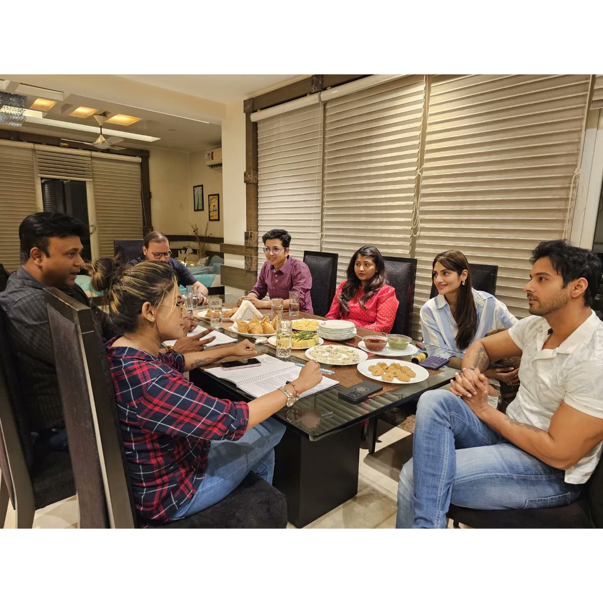 Script Reading Done ✅....খুব শীঘ্রই আমাদের শুটিং শুরু হচ্ছে, Stay Tuned To Our Official Page For Next Updates!! ✨

#Shikarr directed by #DebrajSinha ...Produced by #PandeyMotionPictures.

<a href="/Yash_Dasgupta/">Yash Daasguptaa</a> <a href="/RituparnaSpeaks/">Rituparna Sengupta</a> <a href="/nusratchirps/">Nussrat Jahan</a> 

#shikarr #scriptreading