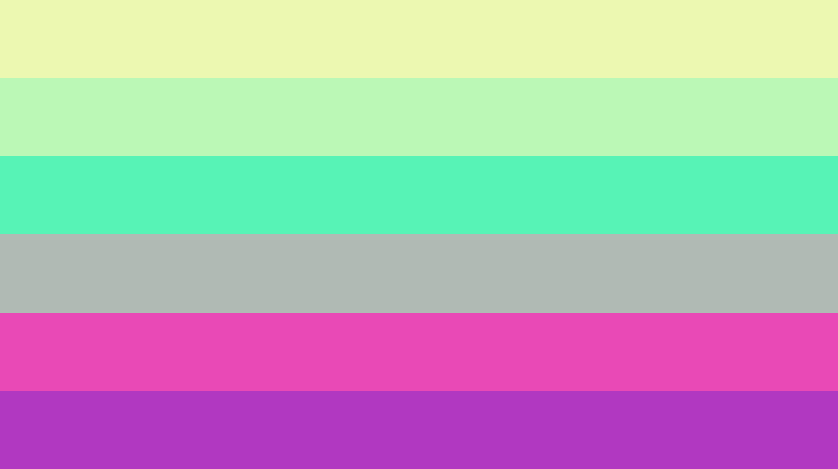 feeshfosh's tweet photo. i couldn't find a screen head flag anywhere so i made my own!!
stripes have no meaning i just mixed colors from the color test thing :3
if there's anythign wrong with the flag please tell me!!

#otherkin #flagtwt #otherkintwt https://t.co/kU72xAqVLC