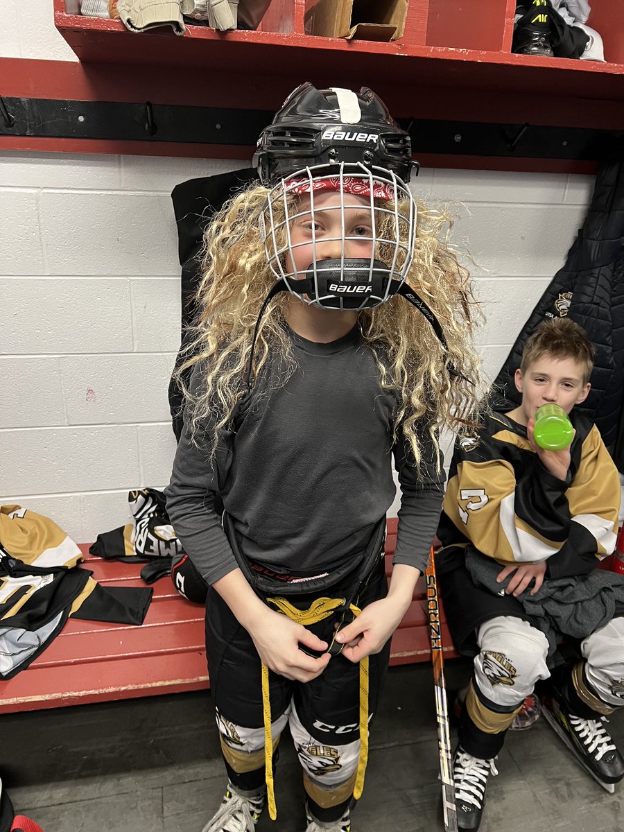 It was a @HkyNL St. Hattie’s Day here in Corner Brook yesterday with our two wins over <a href="/U11aCbr/">CBR Renegades U11A 2022/23</a> and <a href="/cvillecaribous/">Clarenville Caribous</a> 

Landon McLean with 3 against the ‘Gades and Matty Summers with 3 vs. The ‘Bous!
Both earned rockstar and players of the game.