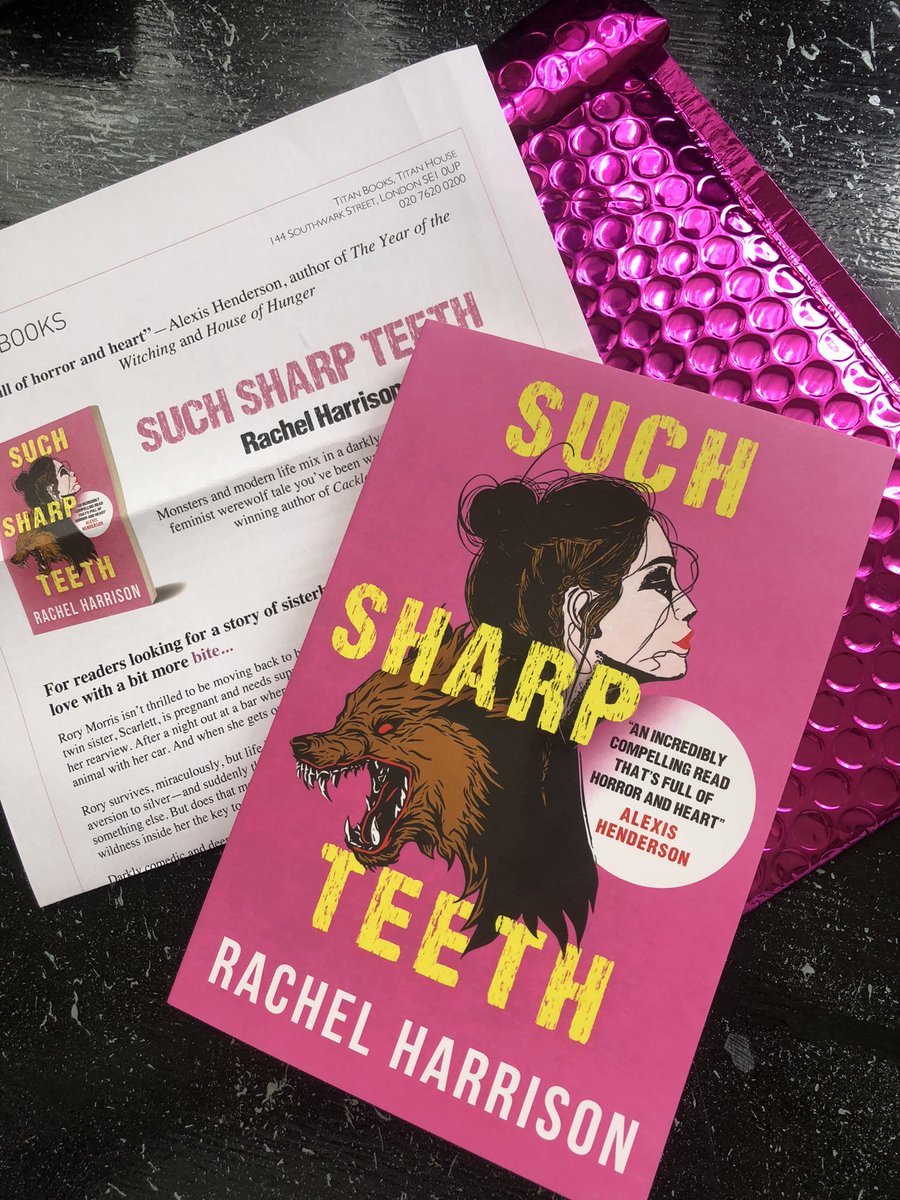 natashareads_'s tweet photo. โจBookmailโจA huge thank you to @TitanBooks for this PB copy of #SuchSharpTeeth by @rachfacelogic which is absolutely stunning ๐โค๏ธ #bookmail #booktwitter #anticipatedreads https://t.co/Zv6ckdYWwj