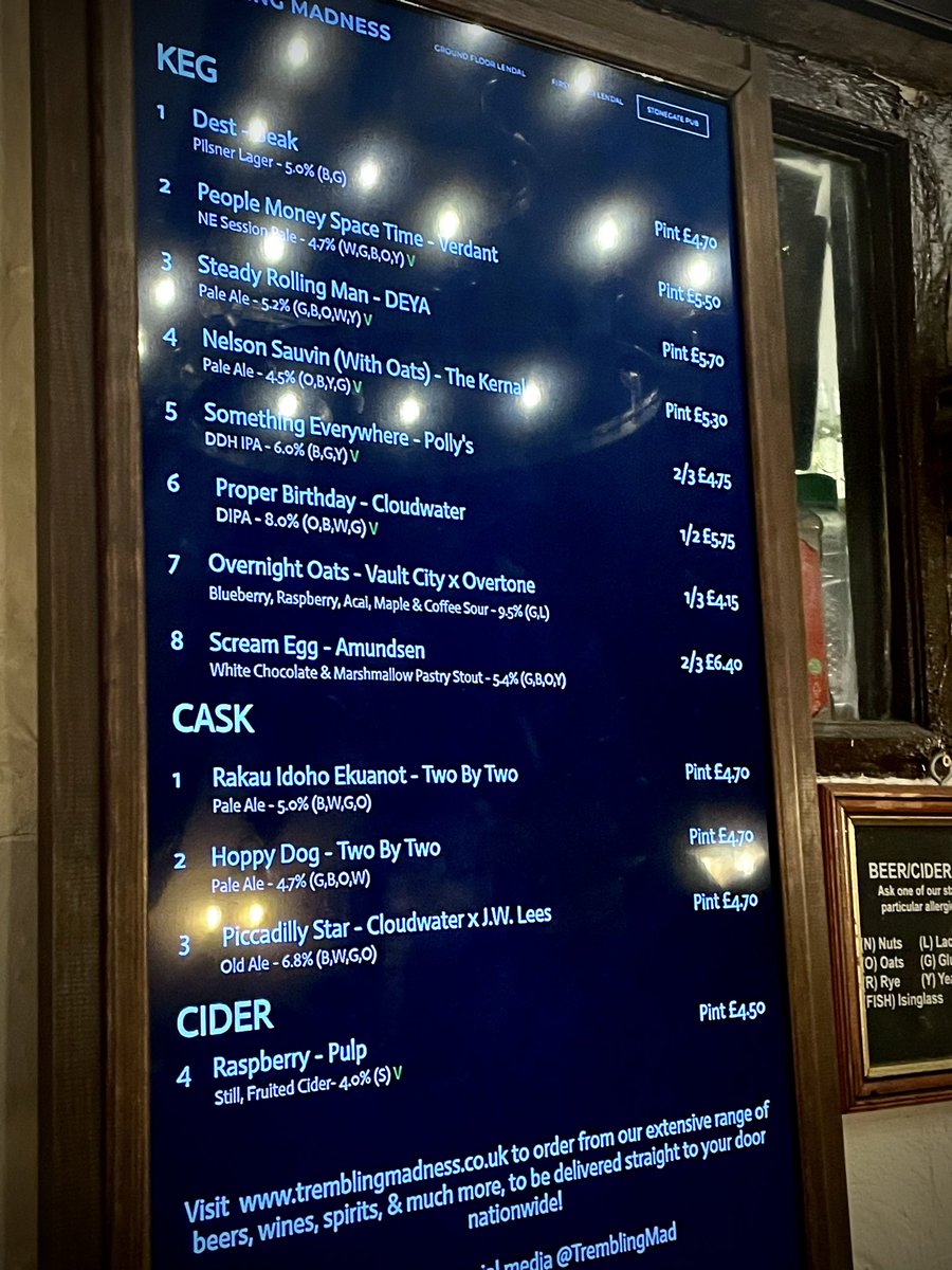 DavidMarra's tweet photo. Two of the biggest highlights for me were @ArrasRestaurant and @TremblingMad pub. Arras w/ a great fine dining experience and killer Aussie wines and Trembling Madness with amazing beers (that Old Ale!) and a brilliant atmosphere. Both highly recommended. https://t.co/v7kfOYnrSq