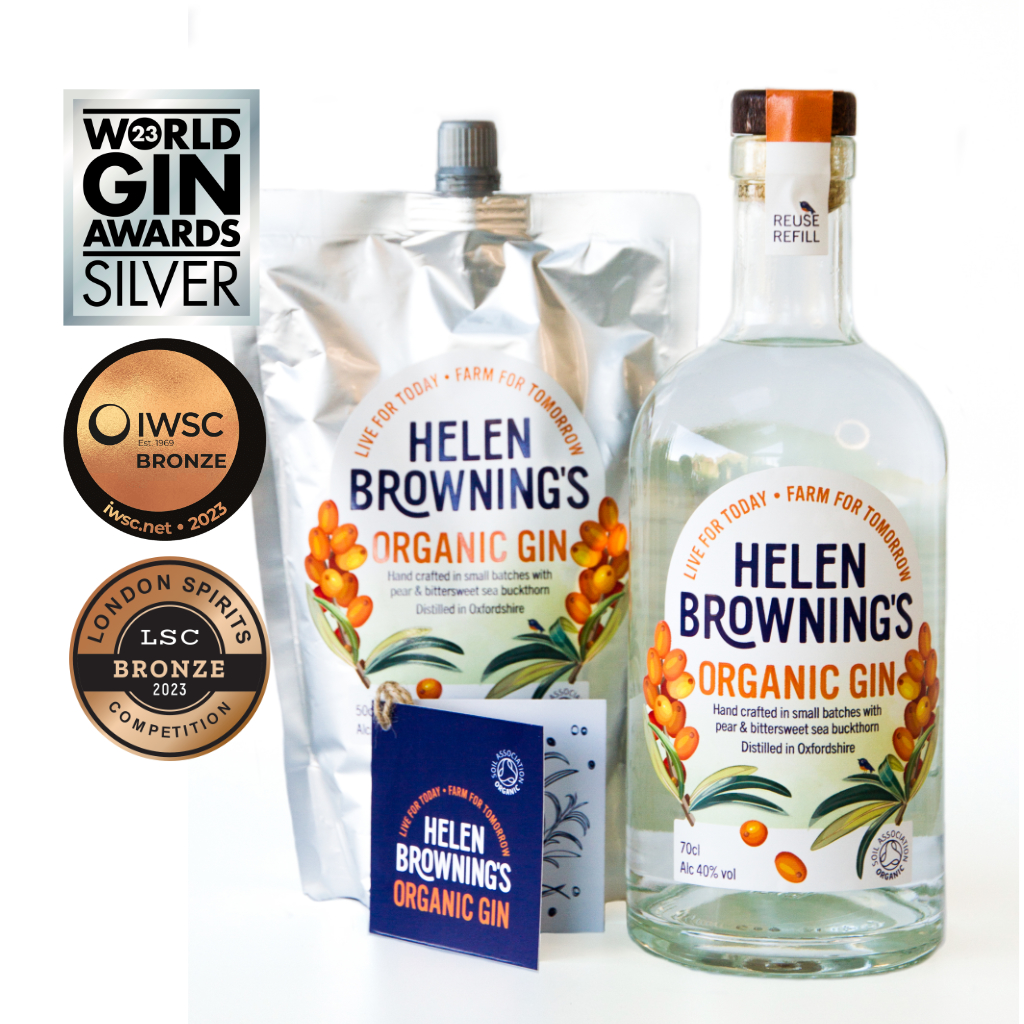 And another award! So delighted that our first adventure in to the spirit market is resulting in such a widely appreciated London Dry Gin. @londoncomps  #londondrygin #awardwinning #seabuckthorn #agroforestry