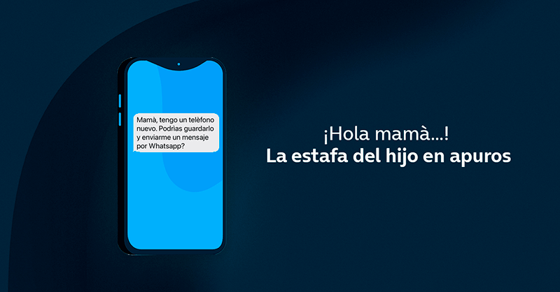 movistar_es's tweet photo. ¿Te ha llegado un mensaje por SMS o WhatsApp desde un número desconocido, que dice ser tu hijo/a en apuros? ¡Cuidado porque es una estafa de smishing! Echa un ojo a este #PostDeUtilidad para no caer en la trampa. ⚠️🕵️🏻