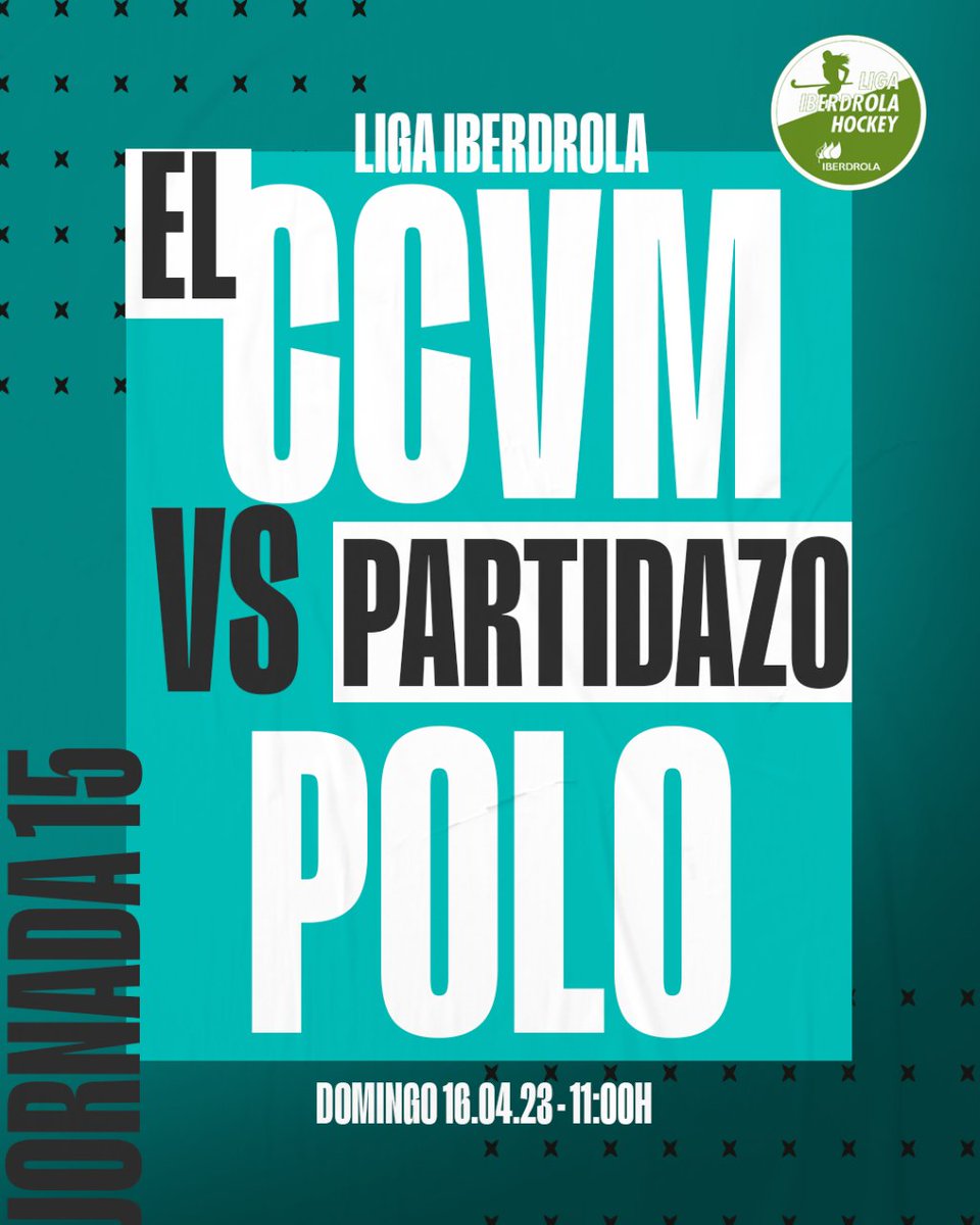 rfe_hockey's tweet photo. ‼️ #PartidazoIberdrola y #PartidazoMGS ‼️
📆 Jornada 15 - 16.04.23
🆚 @ccvmoficial - @RCPoloBarcelona
🆚 @ccvmoficial - @clubegara
🏆 #LigaIberdrola 🤜🤛 #ligamgs
Consulta los horarios del resto de jornada 👉
#HockeyEspaña | @iberdrola | @mgs_seguros https://t.co/WcNYDS6ne0