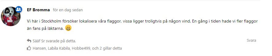 Inte mycket att skryta om kanske.