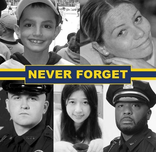 April 15th marks the 10th Anniversary of the Boston Marathon bombing. We remember, reflect, and recognize the victims and their families. Our hearts are with you forever.
<a href="/watertowngov/">City of Watertown, MA</a> <a href="/bostonpolice/">Boston Police Dept.</a> <a href="/CambridgePolice/">Cambridge Police Department</a> <a href="/MITPolice/">MIT Police</a> <a href="/bostonmarathon/">Boston Marathon</a>