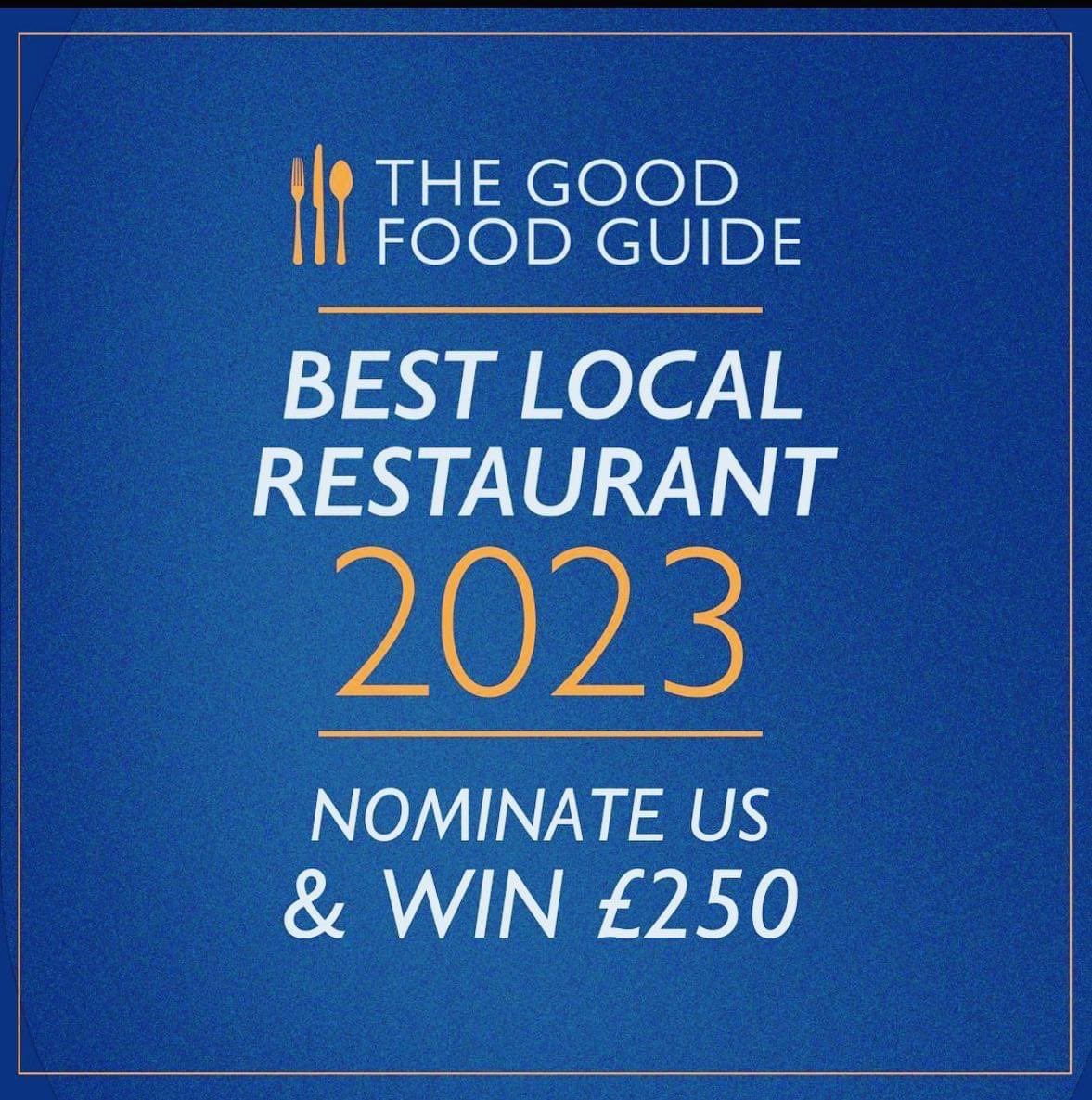 Nominations are now open to find <a href="/goodfoodguideuk/">The Good Food Guide</a>  best local restaurant 2023

Any nominations from you all for The Angel <a href="/theangeldevon/">The Angel Taste of Devon</a> would be great and much appreciated from the me and team. 

Follow the link below and give us a vote ..  

👩‍🍳 ❤️ 

thegoodfoodguide.co.uk/local