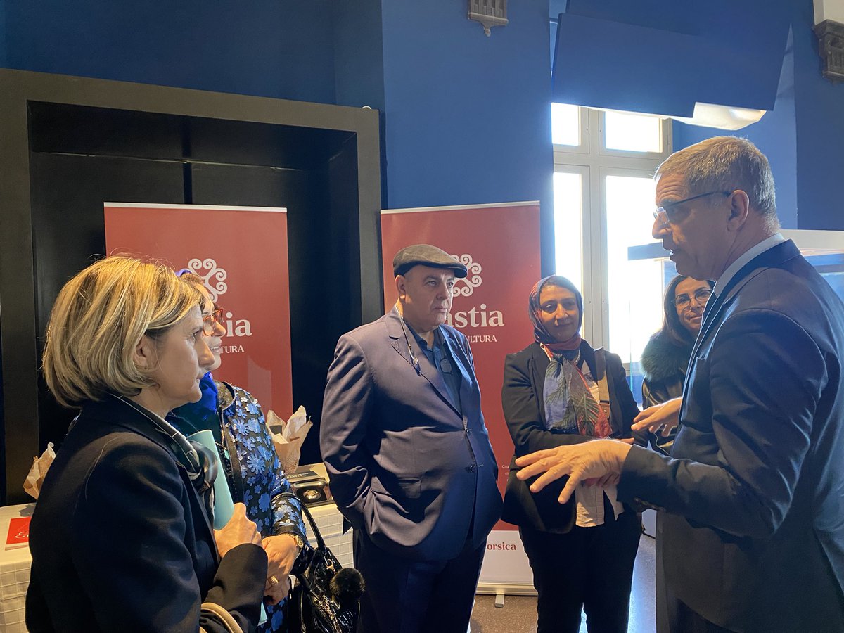 Maupertuis_N's tweet photo. Quel plaisir de recevoir aujourd'hui la délégation marocaine de Fès-Meknès à Bastia !
L'amitié forte entre nos deux peuples se décline dans de nombreux partenariats culturels et économiques mais aussi bientôt dans les transports et l'artisanat. https://t.co/H4sYHATyhy