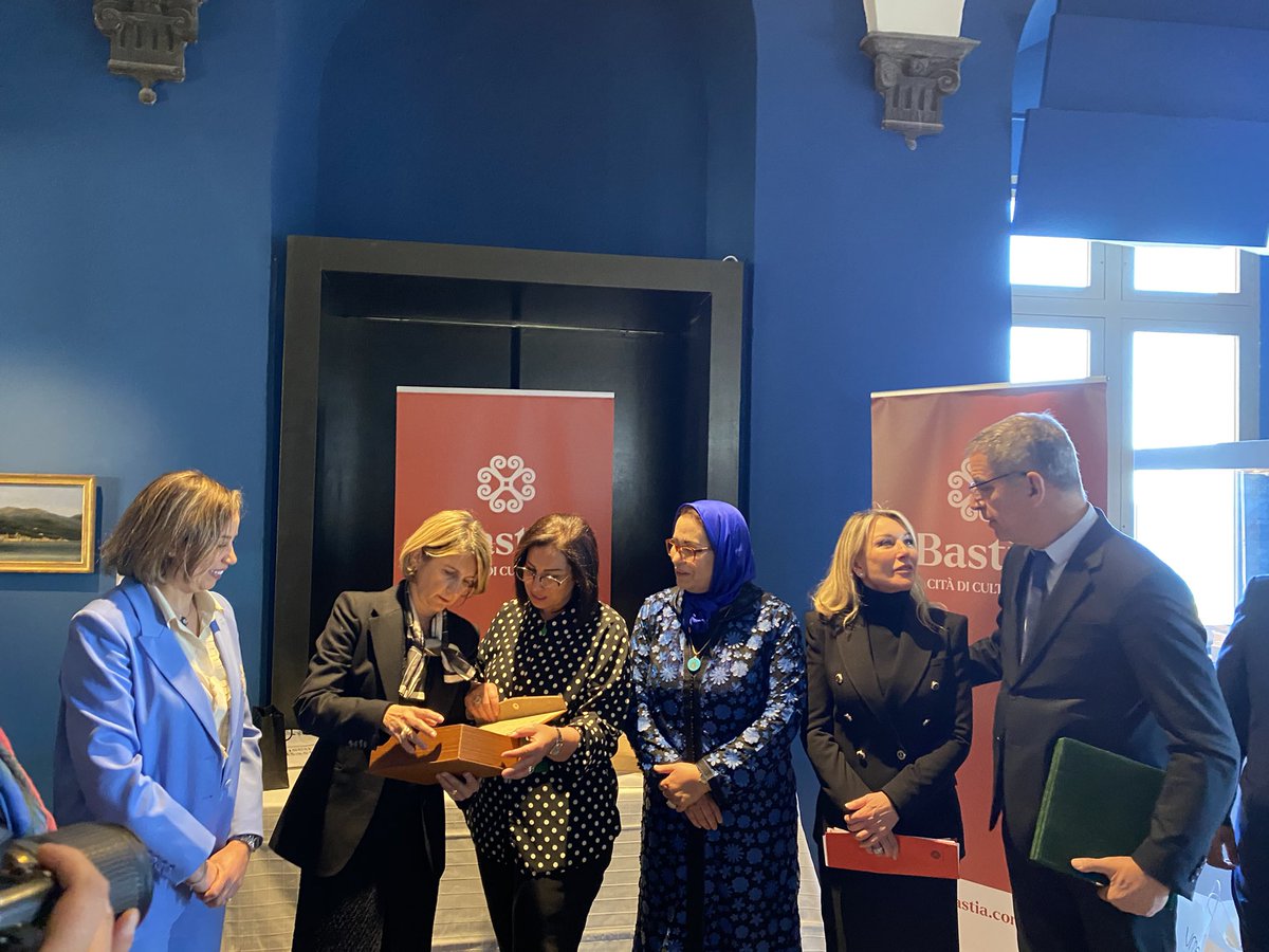Maupertuis_N's tweet photo. Quel plaisir de recevoir aujourd'hui la délégation marocaine de Fès-Meknès à Bastia !
L'amitié forte entre nos deux peuples se décline dans de nombreux partenariats culturels et économiques mais aussi bientôt dans les transports et l'artisanat. https://t.co/H4sYHATyhy