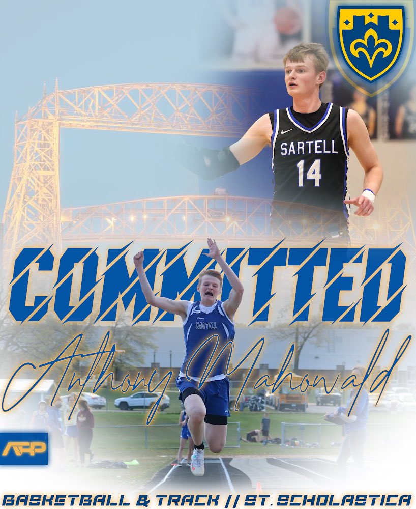I am blessed and excited to announce that I will be furthering my academic and athletic career at St. Scholastica. Thank you to my family, friends, and coaches that have helped me get to this point. #AGTG <a href="/SartellHoops/">Sartell Boys Bball</a> <a href="/MNCometsElite/">MN Comets</a>
