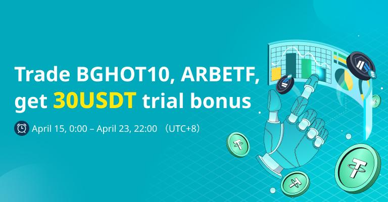 BitgetAfrica's tweet photo. π Trade BGHOT10 and ARBETF on #Bitget platform and get rewarded! π°π° Enjoy 30 USDT in trading bonuses just by making your trades today.
Don't miss out on this exciting opportunity!
β
Details: https://t.co/onKhRwvRc1
#TradeRewards #BGHOT10 #ARBETF #TradingBonuses" https://t.co/DKdAqWyorK