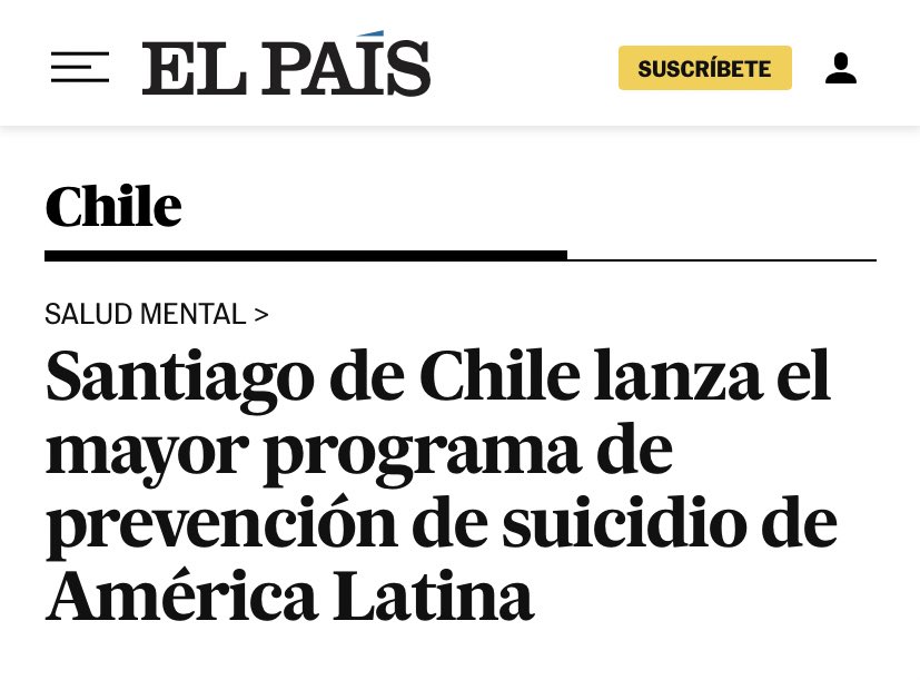 Me hubiera encantado que todos los noticieros y diarios de Chile hubieran puesto el mismo titular que el diario el Pais de España: