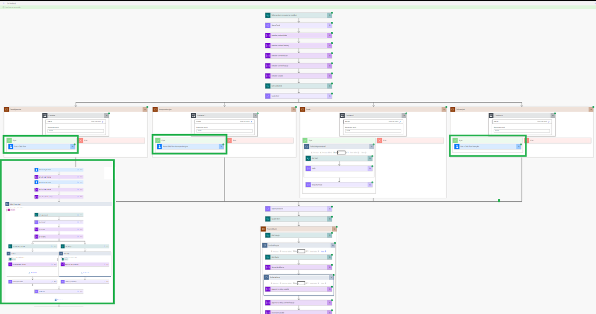 365CornerDavid's tweet photo. #PowerAutomate #ChildFlows aka #ModularFlows are awesome 🤩
Move your logic to one process and execute it multiple times 😍
Do you want to learn more ❓
I'm thinking to share my experience after working with them for a while 🤔 https://t.co/vAQagc3H5f