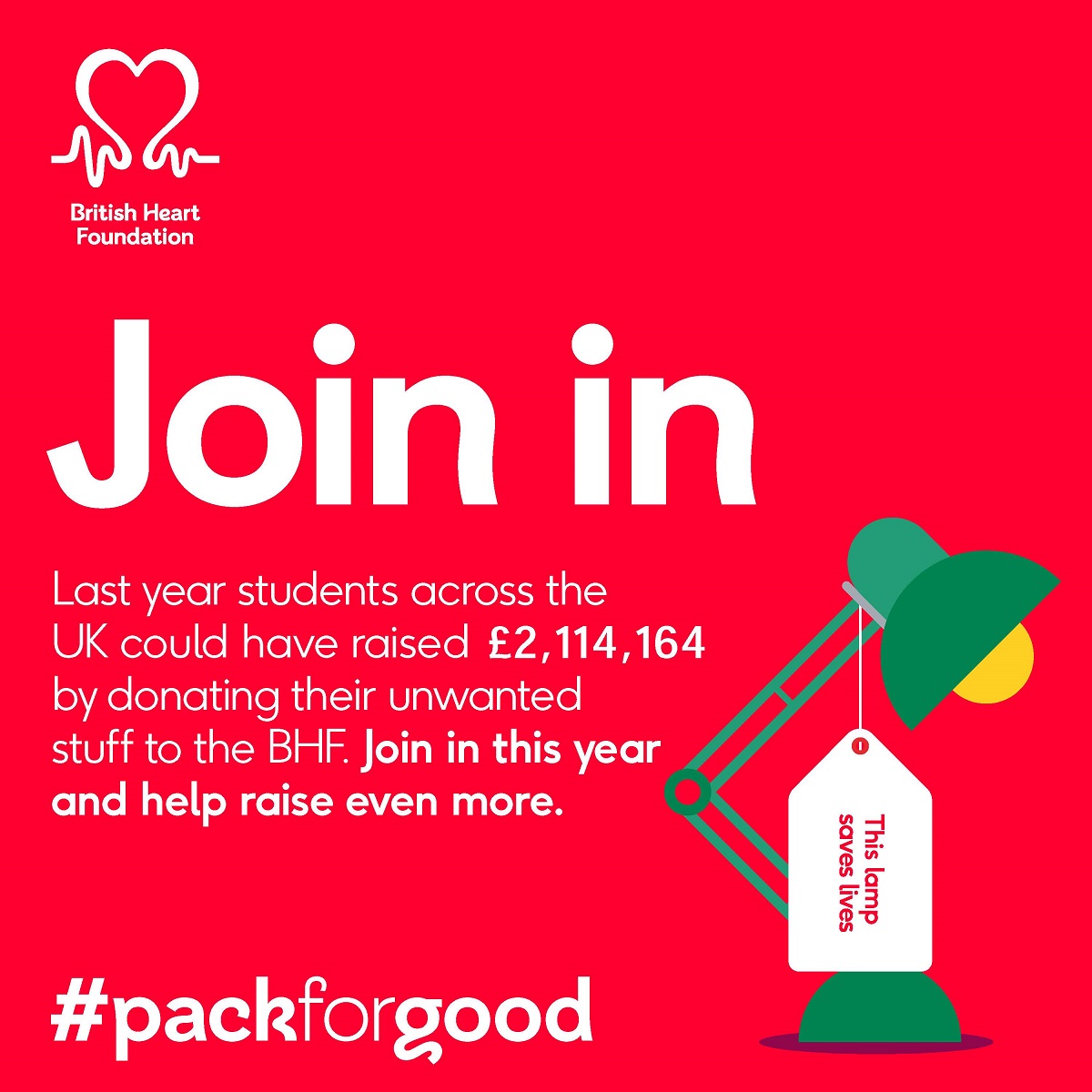 UWEBristol's tweet photo. 📦 Students - join a campaign that helps to save lives. Donate your unwanted items to the #BHF as part of #PackforGood 🙌
Find out more 👉 https://t.co/FnX8DuIlRq https://t.co/SP7IRSjrt4