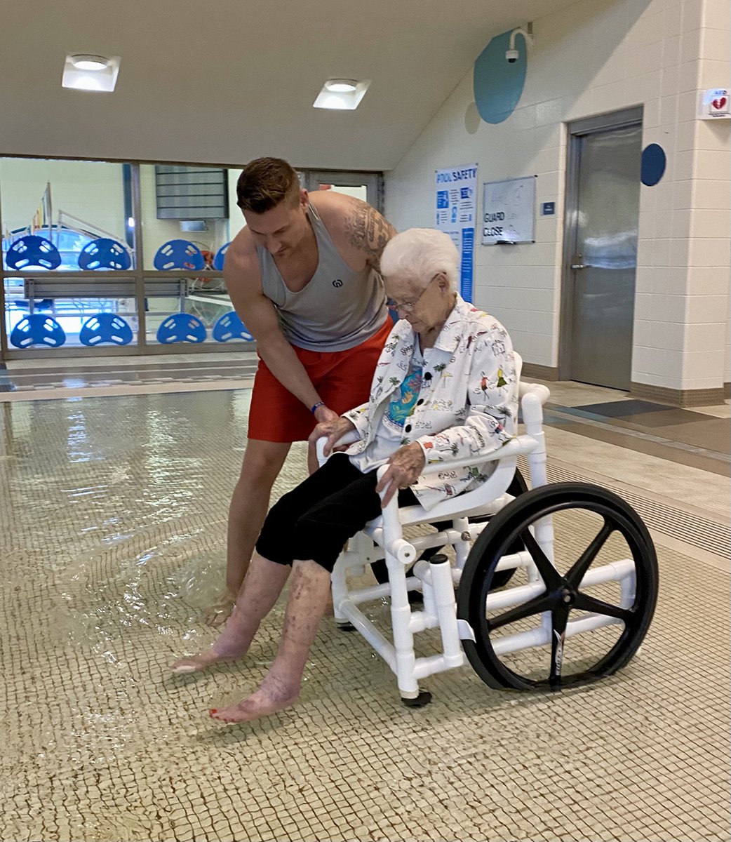 Wabash_WB's tweet photo. Helen had a dream of getting back to the water where she spent so much of her young days. Trilogy’s Live a Dream program helped her do just that. #liveadream #Trilogyliving #memorycare https://t.co/7kzYlunBqX