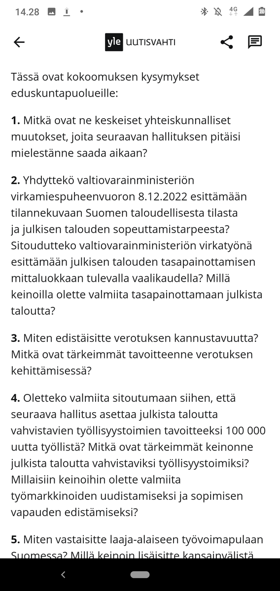 Aikamatka vuoteen 2015: Orpon kysymyksistä numero kaksi on paitsi sanamuodoltaan myös numerojärjestykseltään (!) sama kuin Sipilällä. VM:n roolia Suomen poliittisen talouden linjan oikeuttajina ei voi tosiaan aliarvioida.