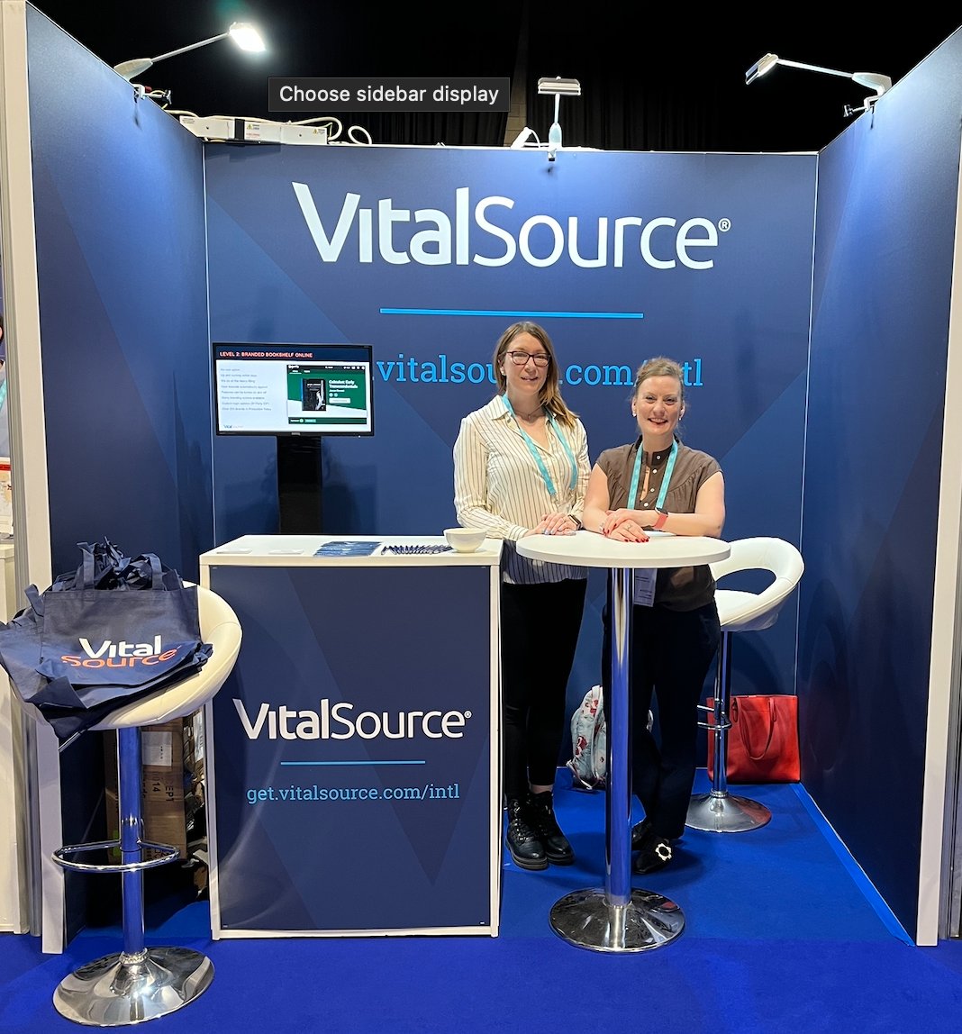 VitalSourceEMEA's tweet photo. #UKSG2023 Have you heard about our newest feature Bookshelf® CoachMe™? Help your students study with AI-generated questions in margins and end of chapters to stay on track, keep focus, and help improve grades. Come to Stand #10 to learn more!

https://t.co/Ty9grV4NDa https://t.co/QfMMfVNKCD