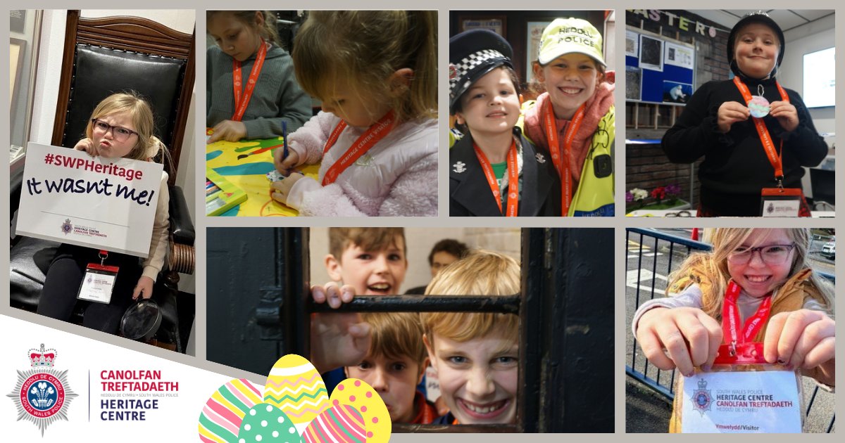 Huge thanks to everyone who visited our #SWPHeritage Centre this #Easter 🐰 

Visitors and their mini-detectives got involved in some forensic fun and uncovered some of the science which helps us #KeepSouthWalesSafe  

📸 Check out these egg-cellant snaps from our guests! 🥚