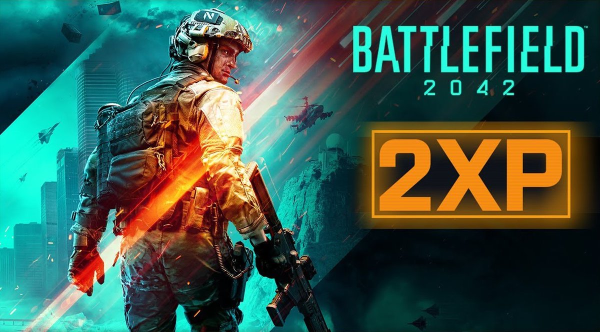 BFBulletin's tweet photo. 2XP is now active until Monday, 12:00 PM UTC #Battlefield2042. https://t.co/Qf63y1ZVrq